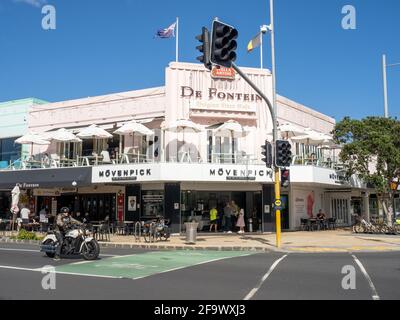 AUCKLAND, NUOVA ZELANDA - 16 aprile 2021: Vista del gelato Movenpick a Mission Bay Foto Stock