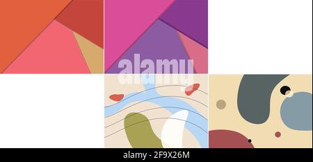 Sfondo astratto con cerchi e vettore di stripe Illustrazione Vettoriale