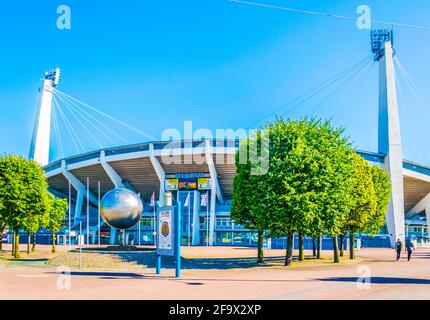 GOTEBORG, SVEZIA, 25 AGOSTO 2016: Veduta dello stadio Ullevi di Goteborg, Svezia. Foto Stock