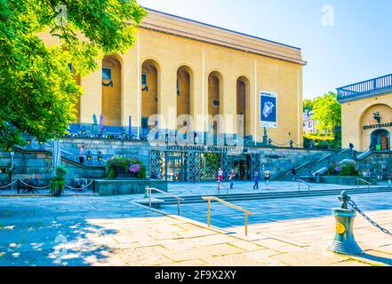 GOTEBORG, SVEZIA, 25 AGOSTO 2016: Veduta del museo d'arte di Goteborg in Svezia. Foto Stock