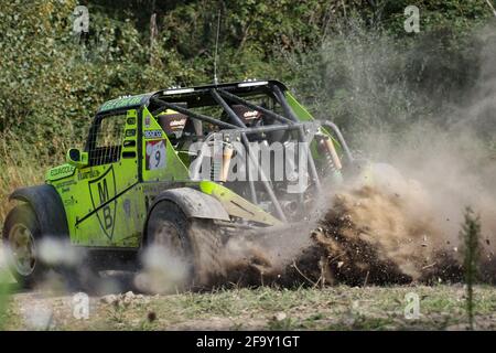 2019 Campionato Italiano velocità Ofroad: Auto da corsa a Palagano, Italia. Foto Stock