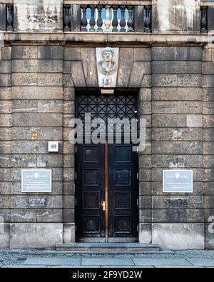 Best-Sabel Scuola privata (Università di Scienze applicate) in storico edificio neorinascimentale costruito nel 1907-1909 in Littenstraße 109, Mitte-Berlin. Foto Stock