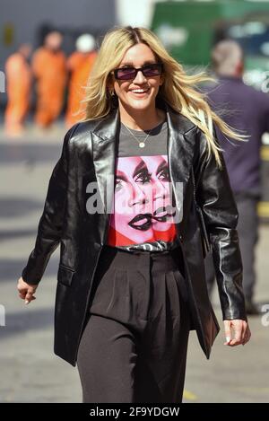 Londra, Regno Unito. 21 Apr 2021. Ashley Roberts ha visto al Global radio Studios di Londra. (Foto di James Warren/SOPA Images/Sipa USA) Credit: Sipa USA/Alamy Live News Foto Stock