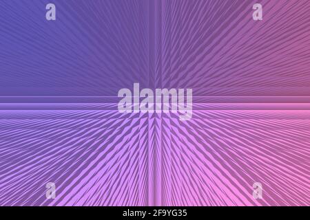 illustrazione della forma astratta di spike in colori di sfumatura rosa e viola grafico Foto Stock