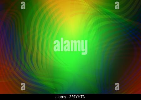 colore morbido arcobaleno forme curve immagine di sfondo con sovrapposizioni di gradiente Foto Stock
