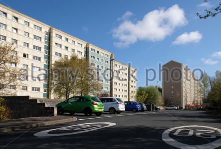 Wester Hailes Tower Blocks, Edimburgo, Scozia Foto Stock