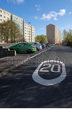 Wester Hailes Tower Blocks, Edimburgo, Scozia Foto Stock