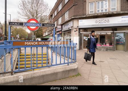 Manor House, Finsbury Park, Seven Sisters, Londra Foto Stock