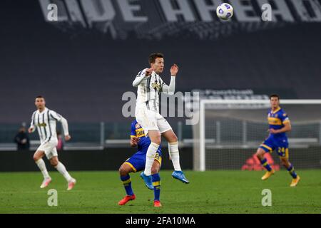 Federico Bernardeschi della Juventus FC durante la Serie UNA partita di calcio tra Juventus FC e Parma Calcio 1913 allo stadio Allianz il 21 aprile 2021 Foto Stock