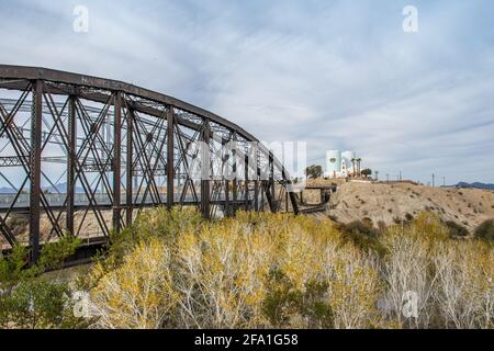 Fiume Colorado, AZ, USA - 22 dicembre 2019: Il parco storico di Preserve state Foto Stock