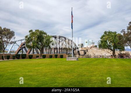 Fiume Colorado, AZ, USA - 22 dicembre 2019: Il parco storico di Preserve state Foto Stock