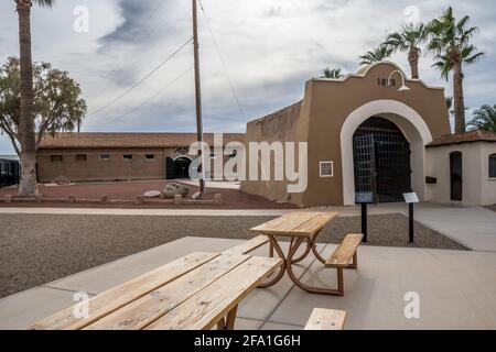 Colorado River, AZ, USA - 22 dicembre 2019: Il carcere territoriale Foto Stock