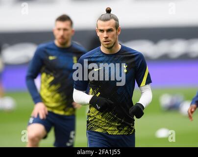 Londra, Regno Unito. 21 Apr 2021. 21 Apr 2021 - Tottenham Hotspur v Southampton - Premier League - The Tottenham Hotspur Stadium - London Tottenham Hotspur's Gareth Bale Picture Credit: Credit: Mark Pain/Alamy Live News Foto Stock