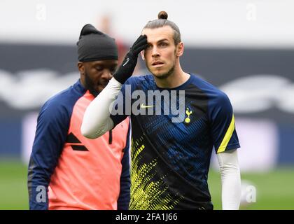 Londra, Regno Unito. 21 Apr 2021. 21 Apr 2021 - Tottenham Hotspur v Southampton - Premier League - The Tottenham Hotspur Stadium - London Tottenham Hotspur's Gareth Bale Picture Credit: Credit: Mark Pain/Alamy Live News Foto Stock