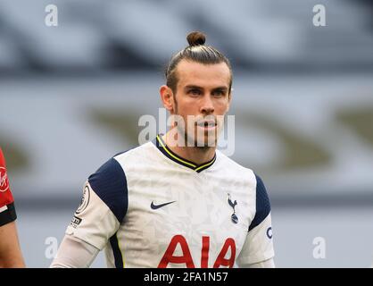 Londra, Regno Unito. 21 Apr 2021. 21 Apr 2021 - Tottenham Hotspur v Southampton - Premier League - The Tottenham Hotspur Stadium - London Tottenham Hotspur's Gareth Bale Picture Credit: Credit: Mark Pain/Alamy Live News Foto Stock
