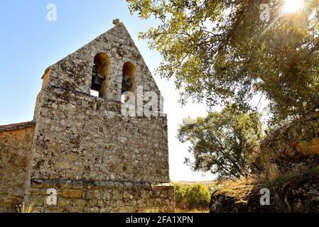 Chiesa di Santa Maria Maddalena a Cozcurrita, Zamora, Spagna Foto Stock