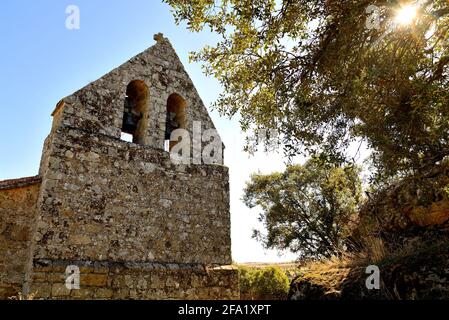 Chiesa di Santa Maria Maddalena a Cozcurrita, Zamora, Spagna Foto Stock