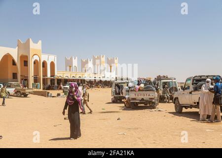 File foto datata 2018 marzo di Amdjarass, la città natale del defunto presidente Idriss Deby dove sarà sepolto venerdì 23 aprile. In prima linea nella battaglia del Ciad contro i ribelli, il presidente Idriss Deby Itno, 68 anni, è morto, appena un giorno dopo la sua rielezione per un sesto mandato, l'esercito ha annunciato martedì 20 aprile 2021. Foto di Pascal Avenet/ABACAPRESS.COM Foto Stock