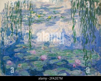 Claude Monet (1840-1926). Pittore impressionista francese. Ninfee, 1916-1919. Museo Marmottan Monet. Parigi. Francia. Foto Stock