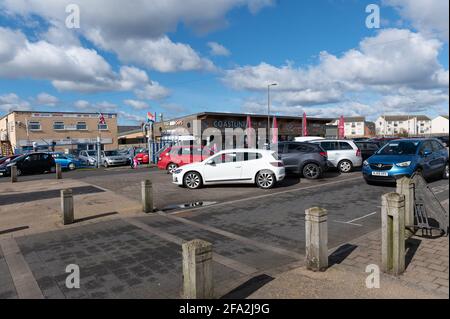 Blyth South Beach, Northumberland, Regno Unito Foto Stock