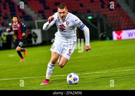 Federico Santander (Bologna FC) durante il Bologna FC vs Torino FC, Calcio italiano Serie A Match, Bologna, Italia, 21 - Photo .LiveMedia/Alessio Marini Foto Stock