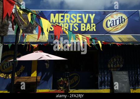 Da Grenada Road al Mersevy Sports Bar di St George Foto Stock