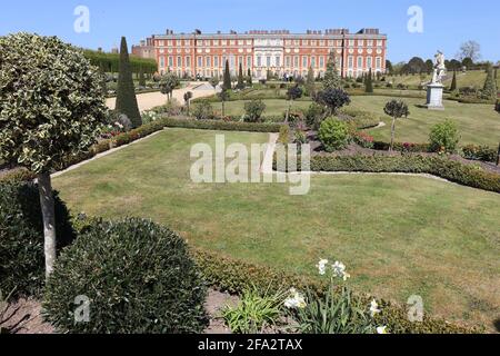 Hampton Court Palace Foto Stock