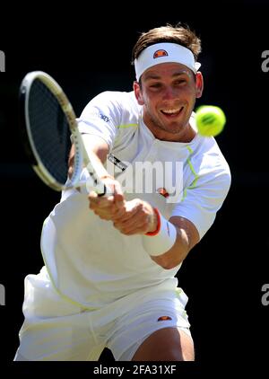 File photo datato 04-07-2019 di Cameron Norrie. Data di emissione: Giovedì 22 aprile 2021. Foto Stock