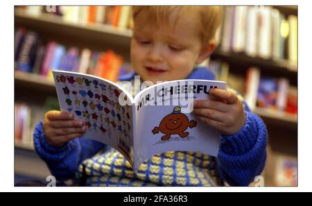 Young ben Tolmie 2 e mezzo da Hampton gode di una libreria MR. Man David Sandison 30/4/2004 Foto Stock