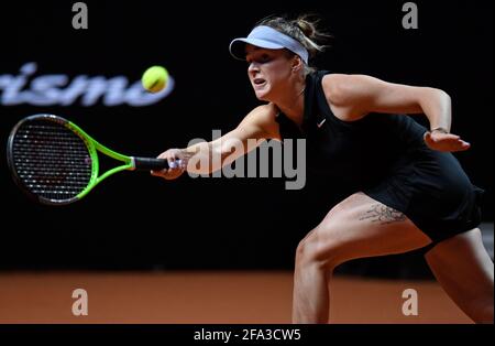 Stoccarda, Germania. 22 Apr 2021. Tennis, WTA Tour - Stoccarda, Singles, Donne, Round of 16, Switolina (Ucraina) - Curber (Germania), Porsche Arena: Jelina Switolina. Credit: Thomas Kienzle/AFP-Pool/dpa/Alamy Live News Foto Stock