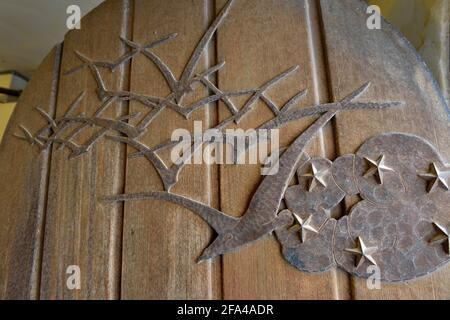 Cerniera a Scotty's Castle, Death Valley, California Foto Stock