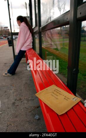 LETTERE, 8/2/05 PILSTON Foto Stock