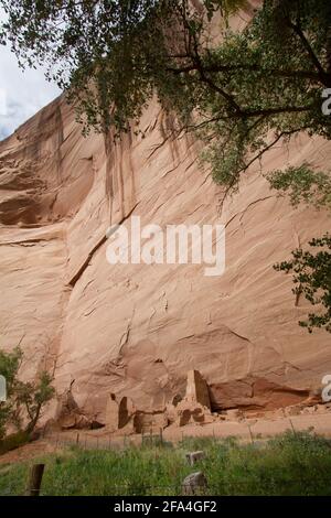 Anasazi dimora nel Canyon de Chelly Foto Stock