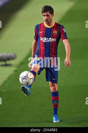 Barcellona, Spagna. 22 Apr 2021. 22 aprile 2021, Barcellona, Catalogna, Spagna: Sergi Roberto durante la Liga Santander spagnola, partita di calcio tra FC Barcelona e Getafe cf, disputata allo stadio Camp Nou. Photo JGS/Cordon Press Credit: CORDON PRESS/Alamy Live News Foto Stock