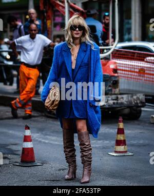 MILANO - Settembre 19 2019: Eleonora Carisi sulla strada di Milano. Foto Stock