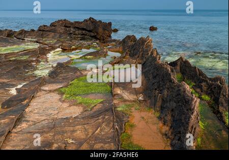 L'isola di Arran è un'isola al largo della costa occidentale della Scozia. E' l'isola piu' grande del Firth of Clyde e la settima isola piu' grande della Scozia. Foto Stock