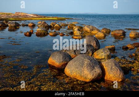 L'isola di Arran è un'isola al largo della costa occidentale della Scozia. E' l'isola piu' grande del Firth of Clyde e la settima isola piu' grande della Scozia. Foto Stock