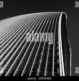 20 Fenchurch Street nella città di Londra è un moderno grattacielo e un'attrazione turistica a Londra, Inghilterra. Foto Stock