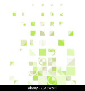 Design decorativo astratto colorato e moderno Foto Stock