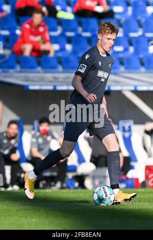 Karlsruhe, Germania. 23 Apr 2021. Tim Breithaupt (KSC). GES/Calcio/2. Bundesliga: Karlsruher SC - Kickers Wurzburg, 23 aprile 2021 Calcio: 2 Lega: Karlsruher SC vs Kickers Wurzburg, Karlsruhe, 23 aprile 2021 | Use worldwide Credit: dpa/Alamy Live News Foto Stock