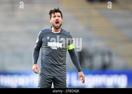 Karlsruhe, Germania. 23 Apr 2021. Jerome Gondorf (KSC). GES/Calcio/2. Bundesliga: Karlsruher SC - Kickers Wurzburg, 23 aprile 2021 Calcio: 2 Lega: Karlsruher SC vs Kickers Wurzburg, Karlsruhe, 23 aprile 2021 | Use worldwide Credit: dpa/Alamy Live News Foto Stock