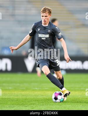 Karlsruhe, Germania. 23 Apr 2021. Tim Breithaupt (KSC). GES/Calcio/2. Bundesliga: Karlsruher SC - Kickers Wurzburg, 23 aprile 2021 Calcio: 2 Lega: Karlsruher SC vs Kickers Wurzburg, Karlsruhe, 23 aprile 2021 | Use worldwide Credit: dpa/Alamy Live News Foto Stock