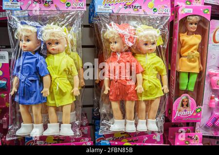 Miami Beach Florida, Dollar Bazaar, vendita esposizione bambole giocattoli, Foto Stock