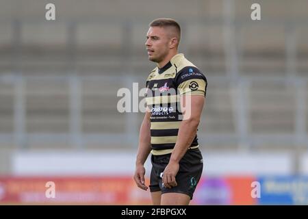 Matty Russell (2) di Leigh Centurions in azione durante il gioco Foto Stock