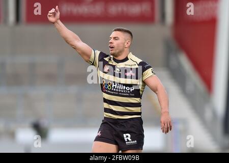 Matty Russell (2) di Leigh Centurions durante il gioco Foto Stock