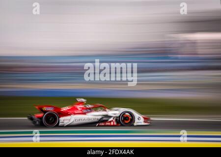 06 Muller Nico (ger), Dragon / Penske Autosport, Penske EV-5, azione durante l'ePrix di Valencia 2021, 3° appuntamento del Campionato del mondo di Formula e 2020-21, sul circuito Ricardo Tormo dal 23 al 25 aprile, a Valencia, Spagna - Foto François Flamand / DPPI Foto Stock