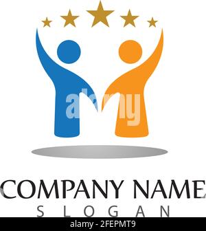 Icona di persone del gruppo di lavoro illustrazione vettoriale design Illustrazione Vettoriale