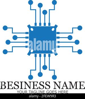 Icona del vettore di linea del processore CPU per siti Web e dispositivi mobili piatti design, icona mini cpu stile piatto, vettore cpu mobile, illustrazione cpu telefono, base icona cpu-v Illustrazione Vettoriale