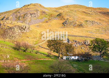 Una calda primavera 3 foto HDR di Martindale comune nel Lake District National Park, Cumbria, Inghilterra. 18 aprile 2009 Foto Stock