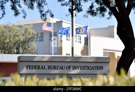 Las Vegas, Nevada, Stati Uniti. 12 settembre 2016. Il Federal Bureau of Investigation Building è visto 12 settembre 2016, a Las Vegas, Nevada. Credit: David Becker/ZUMA Wire/Alamy Live News Foto Stock